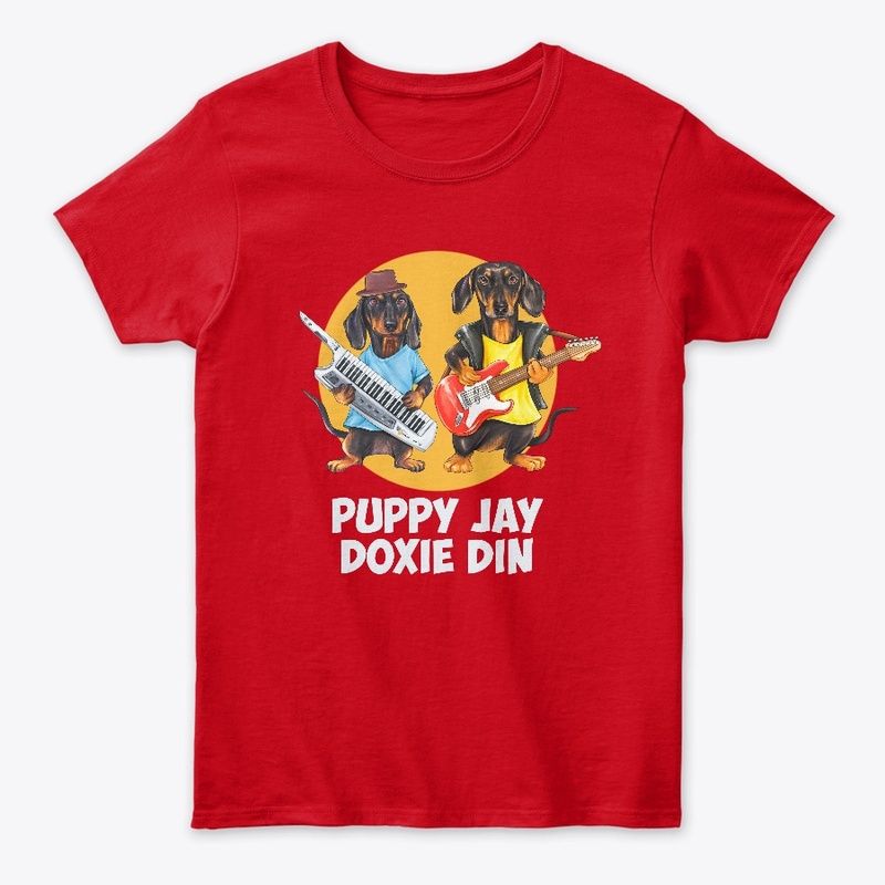 Doxie Din & Puppy Jay merch