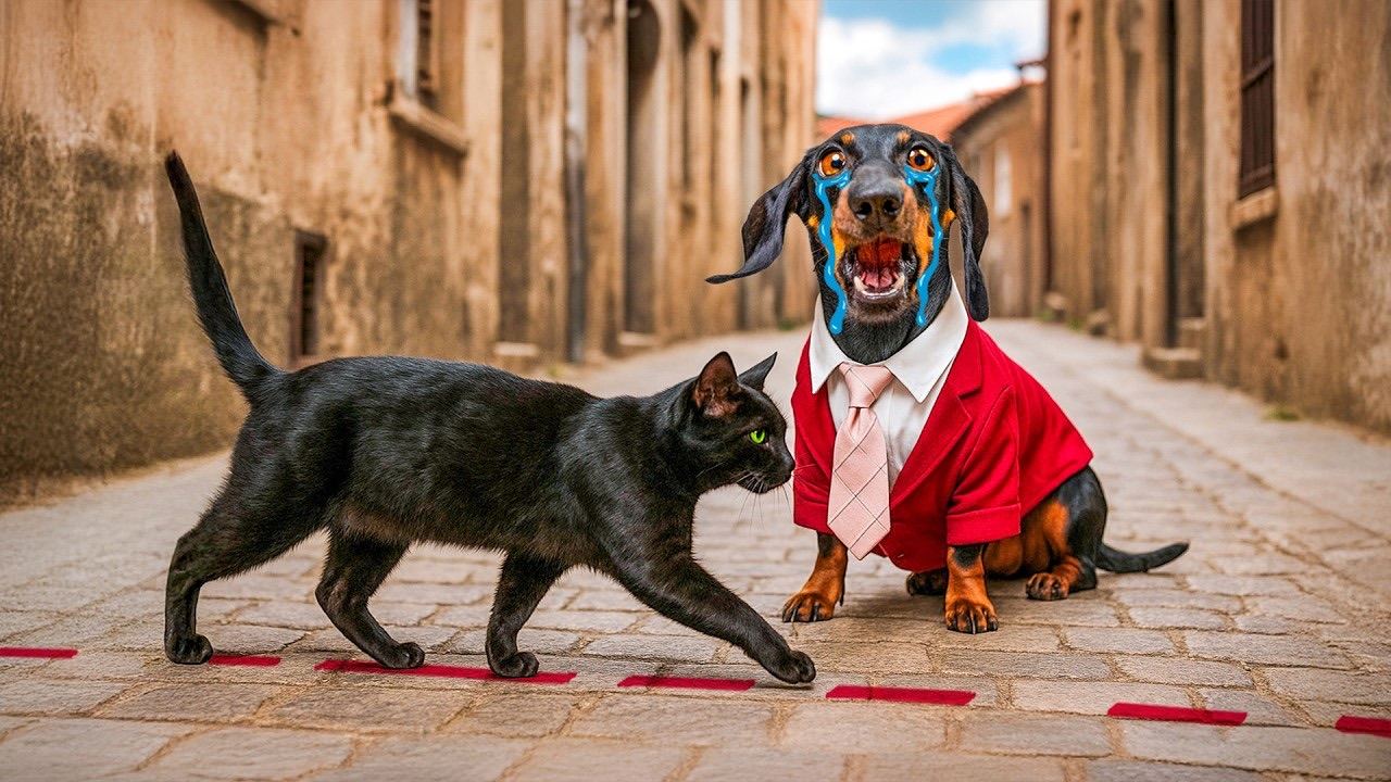 This Dachshund Has Zero Respect for Bad Luck!